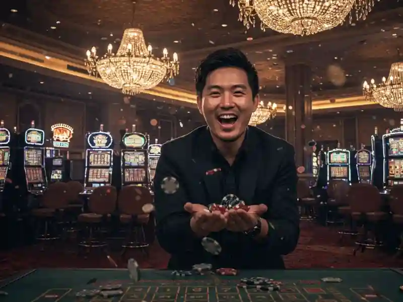 Vivamax Free casino nightlife with happy winners celebrating big wins.