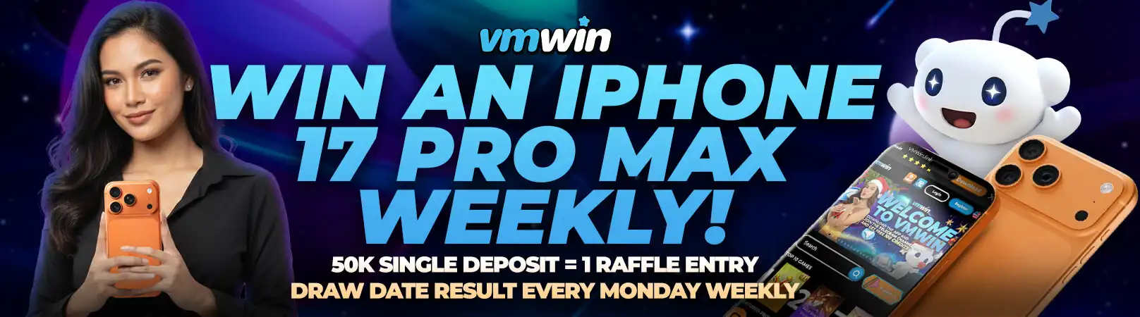 iphone 17 pro max win weekly raffle vmwin vivamaxwin jan 2026