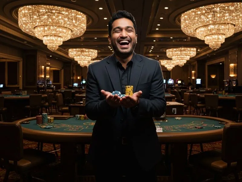 Bugso Vivamax Joyful Poker Winner with Chips thrilling victory