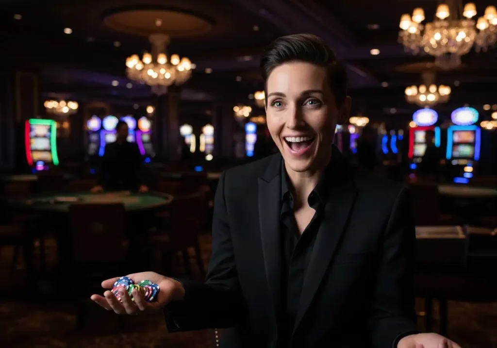 Pusoy Go Standing Smiling Vivamaxwin cheerful moment