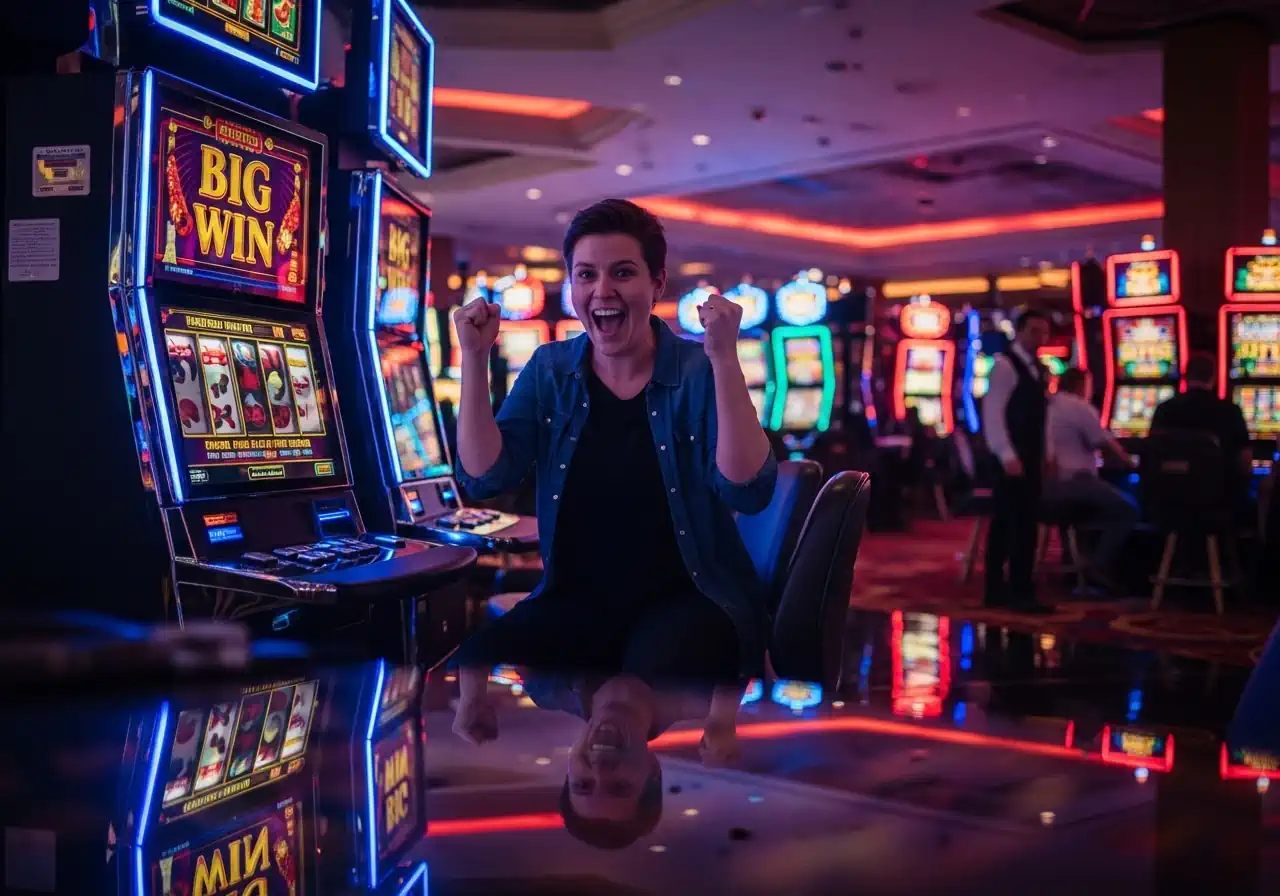 SlotsPH Smiling Slot Player VMWIN-formerly-known-vivamaxwin cheerful moment